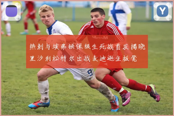 热刺与埃弗顿保级生死战首发揭晓里沙利松特尔出战麦迪逊坐板凳